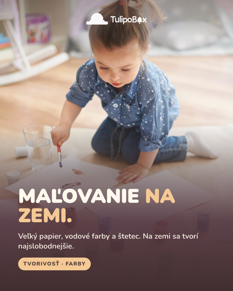 TulipoBox, strana karuselu Maľovanie na zemi
