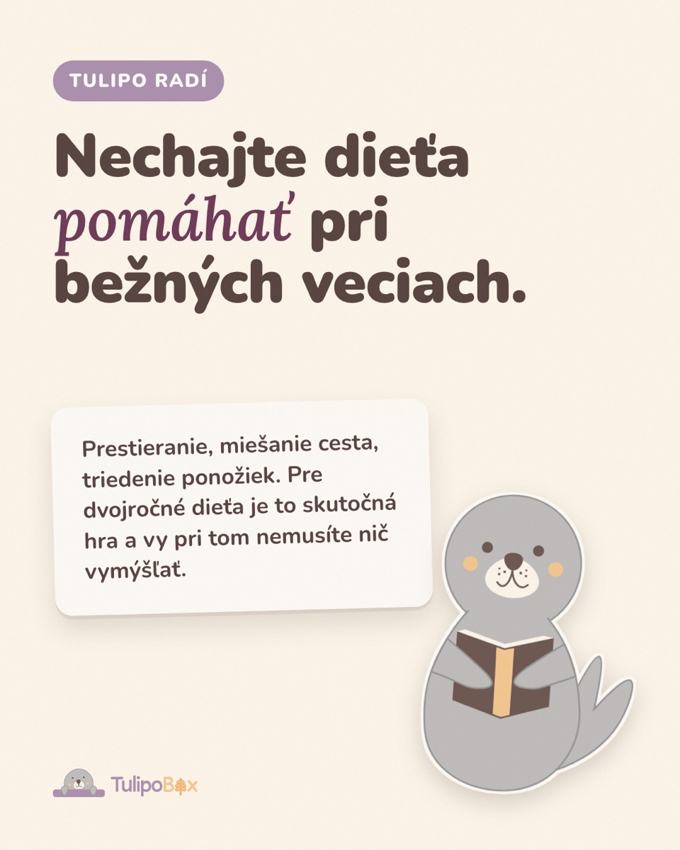 TulipoBox, edukatívny príspevok s tipom pre rodičov